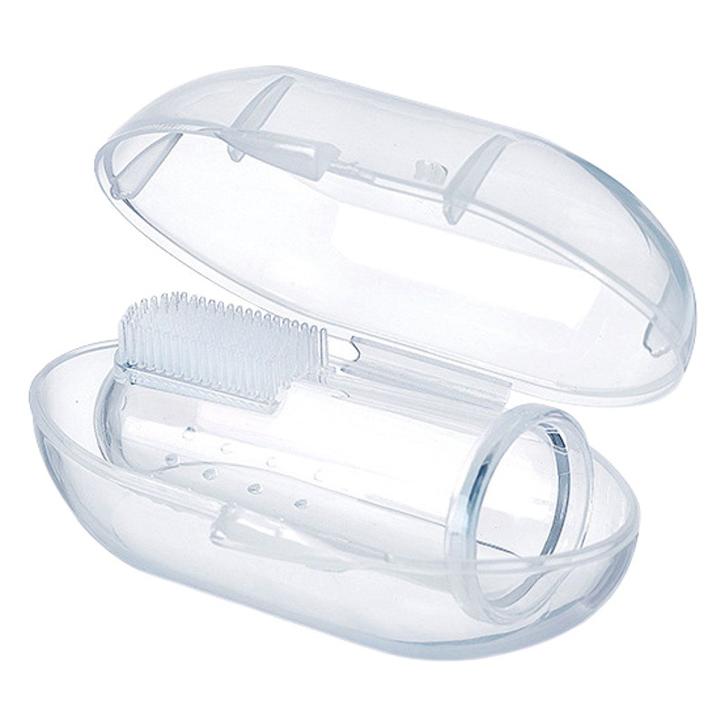 Liquid silicone food grade baby silicone finger toothbrush cover baby cleaning deciduous teeth protection gum care toothbrush