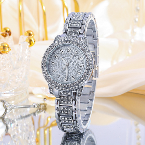 Yanyu Factory Women's Cornucopia of Gypsophila Rhinestone Watch New Diamond Digital Bracelet Women's Watch Wholesale
