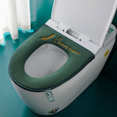 四季通用ファスナーのトイレマットは冬に手を持って座る家庭用防水パイルがトイレカバーを厚くする