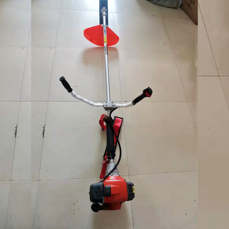 跨境背负式除草机 多功能果园农田锄草机 侧挂式汽油割草机
