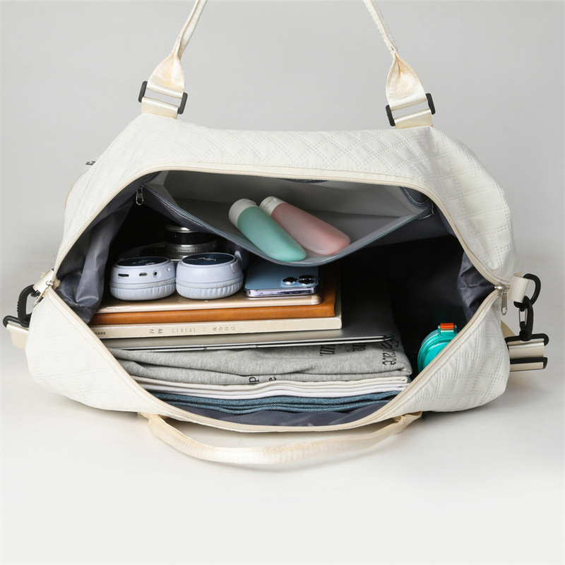Bolsa de viaje coreana de gran capacidad bordada de diamante, bolsa de espera, bolsa de almacenamiento de hombro, bolsa de yoga para niños y madres.