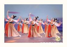 新款唐印中大兒童古典舞演出表演服中國風大氣開場舞蹈服裝大擺裙