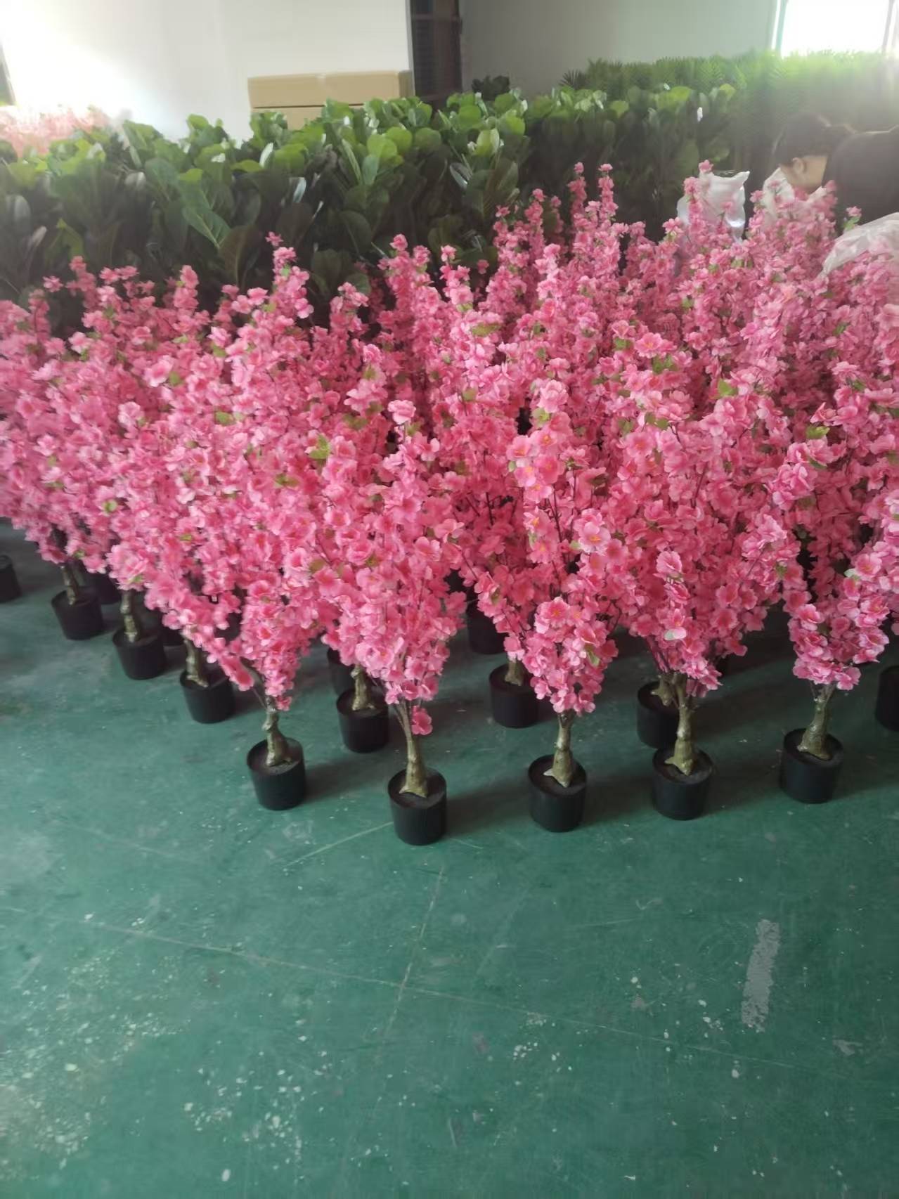 Artificial Cherry Blossom Tree For Festive Landscape Decoration_voghion.com