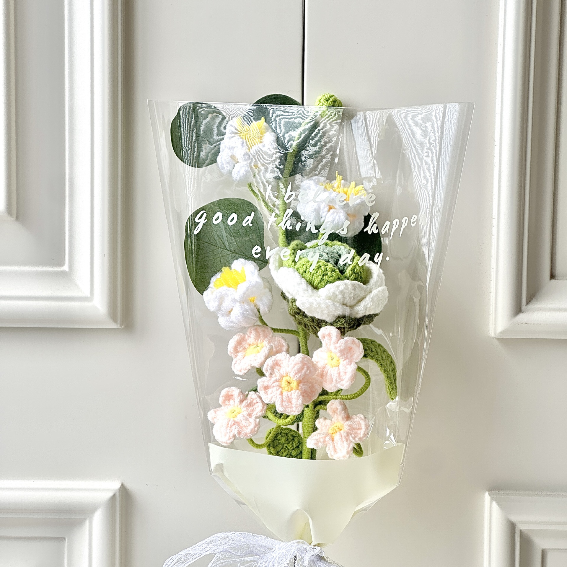 El buquete de rosas verdes