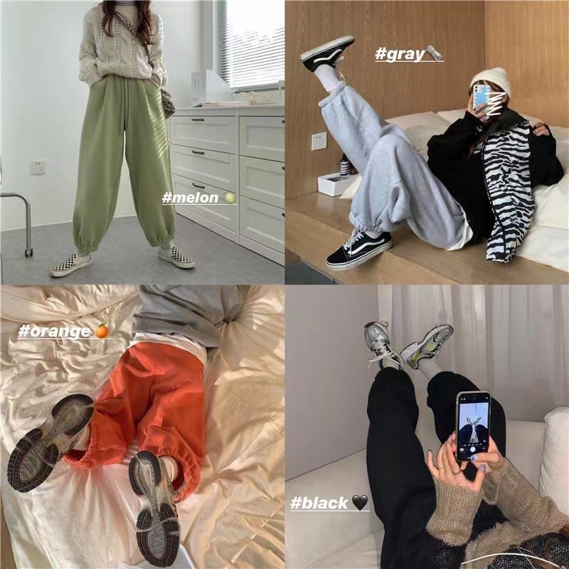 Otoño y invierno más calzoncillos casuales gruesos 2024 nuevo estilo coreano suelto grande pequeño calzoncillos deportivos de tendencia