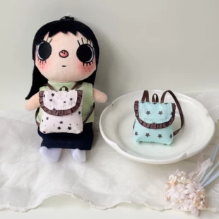Кукольный рюкзак 10 см двойной для BJD 6