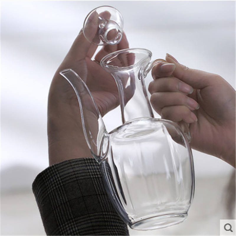 Vidrio resistente al calor, imitación de la olla de la concubina Song, estufa de cerámica eléctrica para el hogar, tetera de vidrio de borosilicato, tetera de espuma