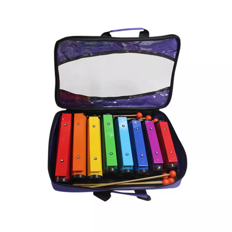 Sonido ladrillo Orf útiles de enseñanza profesionales de ladrillo de sonido de octavo de la educación de la mañana sonido bloques de jardín de infantes estudiantes de piano de mano campana