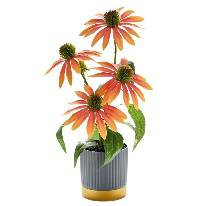 Simulación de flores sensación de pinza bonsai decoración creativa fábrica directa de plantas verdes artificiales flores falsas imitación de maceta
