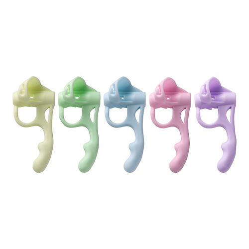 New kindergarten multi-color five-finger pen holder wholesale children's silicone writing posture pen holder corrector stationery