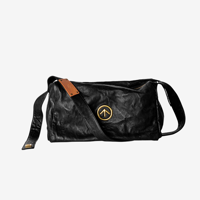 Grott0 Single-Shoulder Crossbody Pillow Bag Mini Small Medium Large Travel Bag Genuine Leather Large Capacity Soft