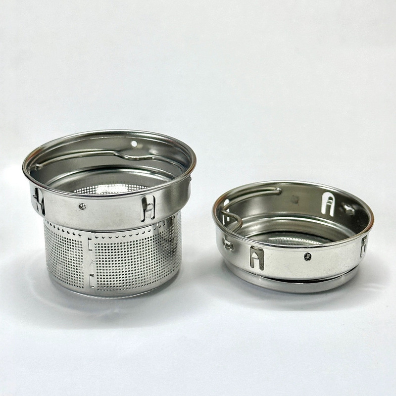 304不锈钢茶漏带盖过滤网格双耳茶漏咖啡漏泡茶器过滤器有柄网漏|undefined