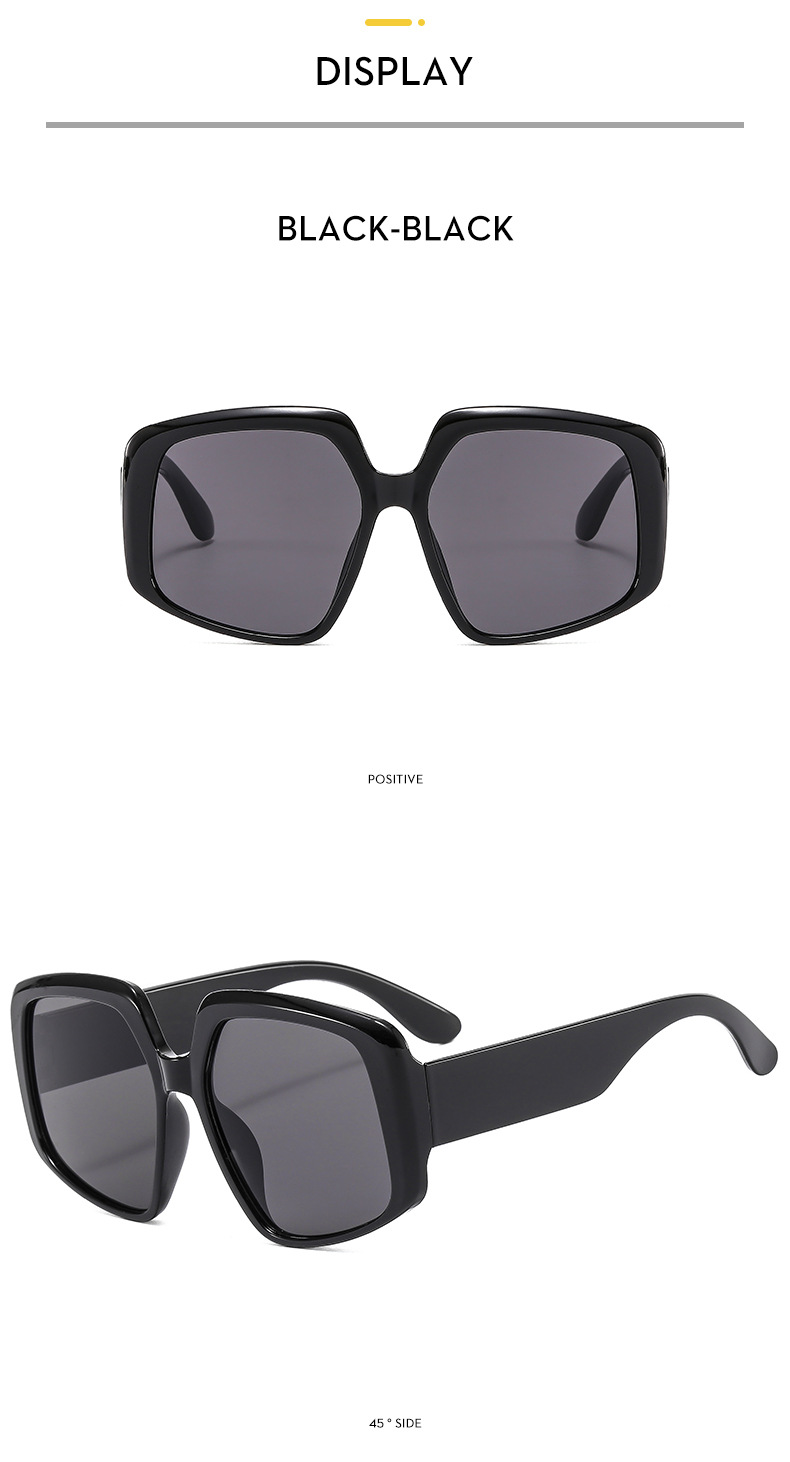 European and American new style irregular large frame sunglasses cross-border fashion retro sunglasses women's modern trendy sunglasses_voghion.com