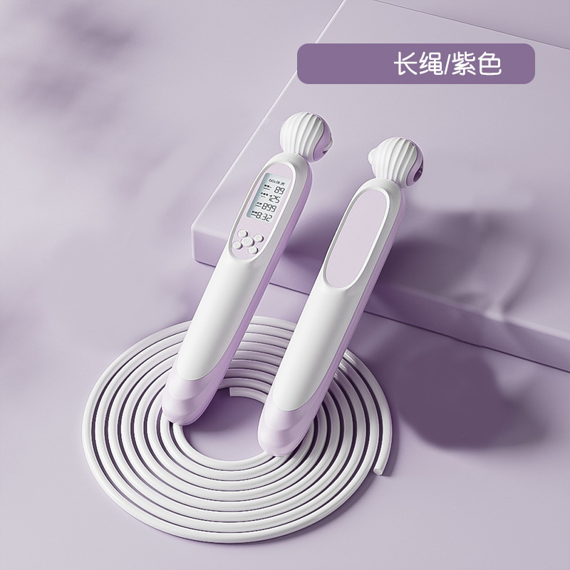 カウント縄跳びの女性家庭用フィットネス器材は、脂肪を燃やすことができます。|undefined