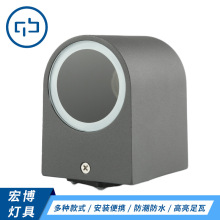 GU10高杯铝压铸户外壁灯单头出光带接线盒室外室内灯具防潮灯