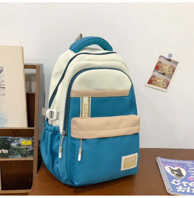 GUIYU Large Capacity Unisex Backpack For Travel & School - Lightweight Durable Nylon With Cushioned Straps, Multi-Compartment Design_voghion.com