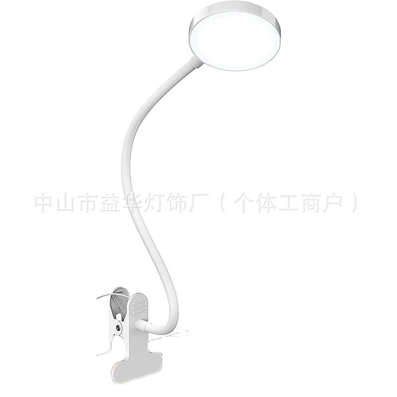 lámpara de cabecera de cama tipo clip led lámpara de escritorio de protección de ojos escritorio de estudiantes de carga tipo clip dormitorio lectura lámpara de clip