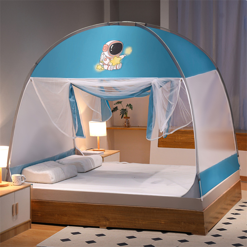 2024 nueva malla de cifrado mayor tela de polvo libre de instalación yurta mosquitera