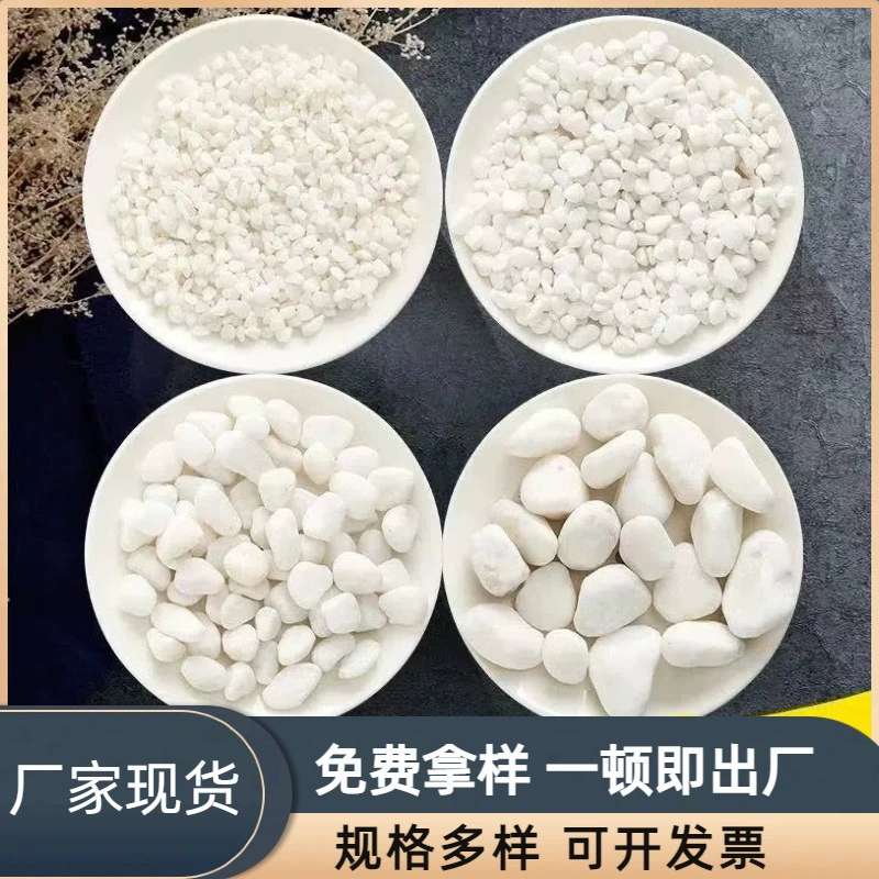 Белый камень промытый белый камень белый галька Двор благоустроенный тротуарный белый гравий сад балкон