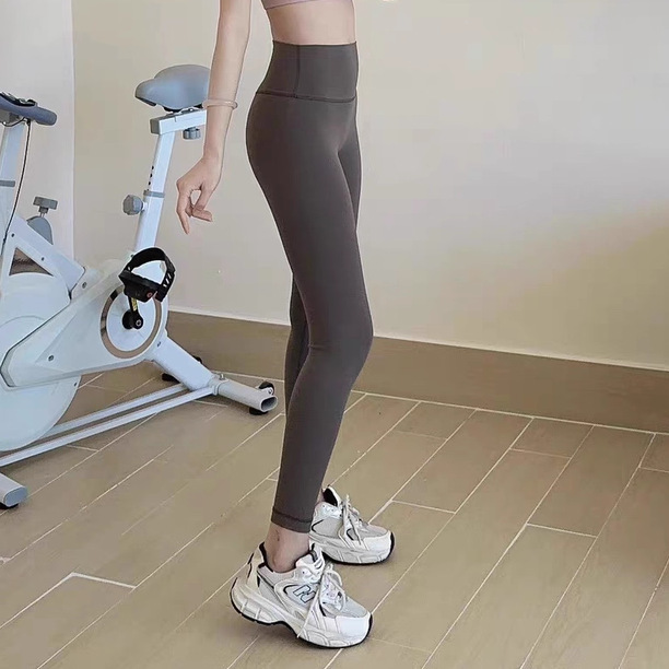 Peach Hip-lifting Fitness Pants Women's No Embarrassment Line Tight Quick-drying Running Yoga Stretch High Waist Base Sports Pants