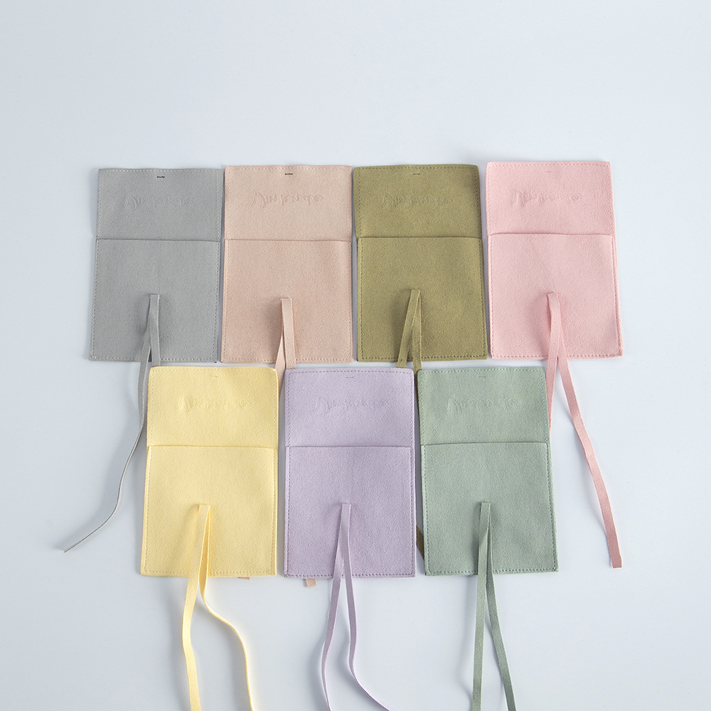 1 Piece Cloth Simple Style Daily Solid Color Jewelry Packaging Bags display picture 1