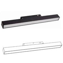 无主灯照明48V 磁吸灯 泛光灯黑色白色可选10W 20W 30W 40W射灯