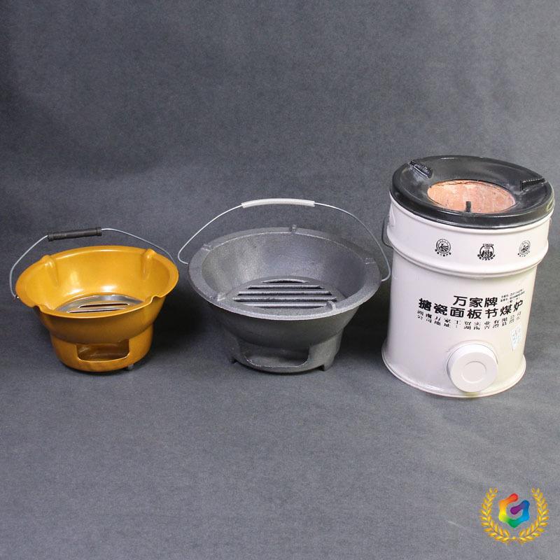 ✅火炉烧炭炉火锅炉炭锅炉烧烤炉生铁炉打边炉 取暖炉酒精炉煮茶