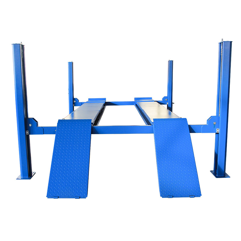 Elevador de cuatro columnas del coche Posicionamiento de cuatro ruedas Elevador de cuatro columnas Taller de 4S Elevador de mantenimiento de automóviles