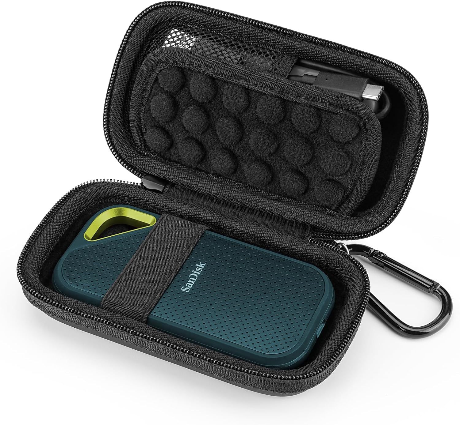 Adecuado para Sandisk Sandi E60E61E30 caja de almacenamiento de disco duro móvil de estado sólido Samsung Disco Duro bolsa de almacenamiento portátil image 9