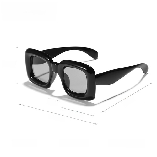 New square children's sunglasses with inflatable novelty party glasses, Instagram-style personality, cross-border children's sunglasses
