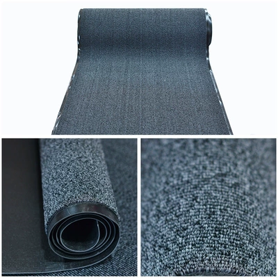 Avtomobil döşəmə paspasları | PVC floor mat shopping mall entrance - flat-circle-black-gray-sunscreen-does-not-fade-09-meters-wide-take-a-few-pieces-and-send-a-few-meters