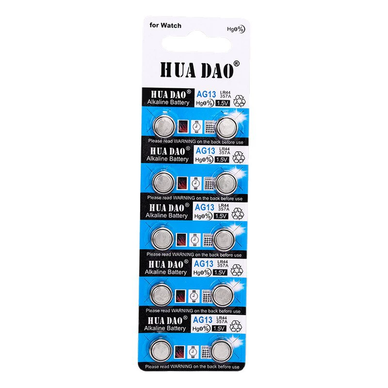 LR44's button battery LR44 battery electronlight glasses A76 alkaline AG13 model button battery