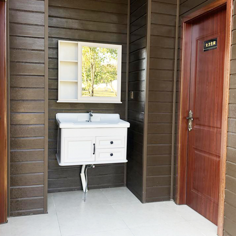 现场搭建城市街道公共卫生间移动厕所工地公共卫生间轻钢结构