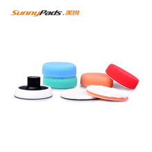 现货供应3英寸托盘和抛光垫海绵毛线羊毛盘配件抛光垫打磨盘配件