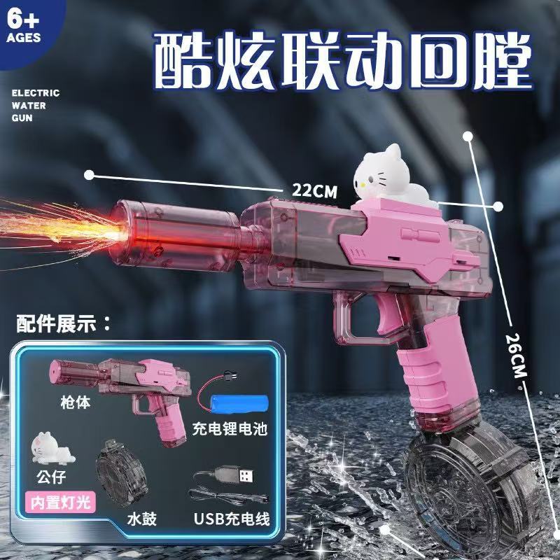 2026 nuevo fuego M416 pistola de agua eléctrica juguetes infantiles rociadores de agua MK3 un fuerte alcance de batalla de agua larga