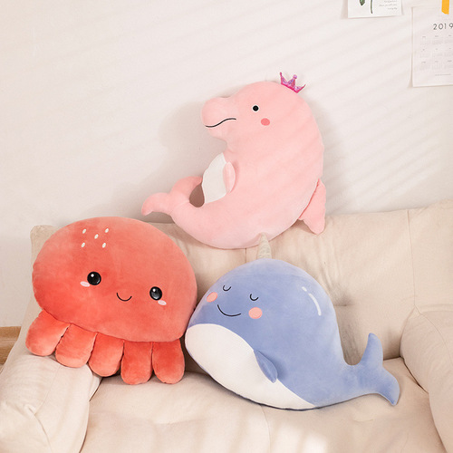 Cute Ocean Animal Plush Toy Octopus Stuffed Animal Bedtime Children's Huggable Soft Doll