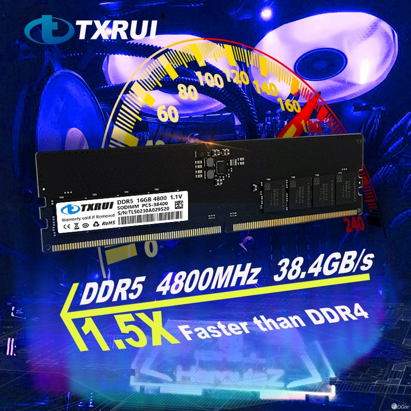 Память для настольного ПК Xiangrui Five DDR5 16G 5200MHz PC-5600, подходит для Z79