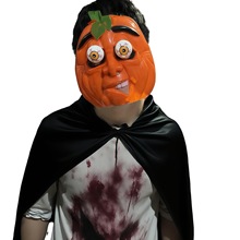 万圣节恐怖全脸南瓜面具化妆搞怪吓人搞笑跨境亚马逊新款道具