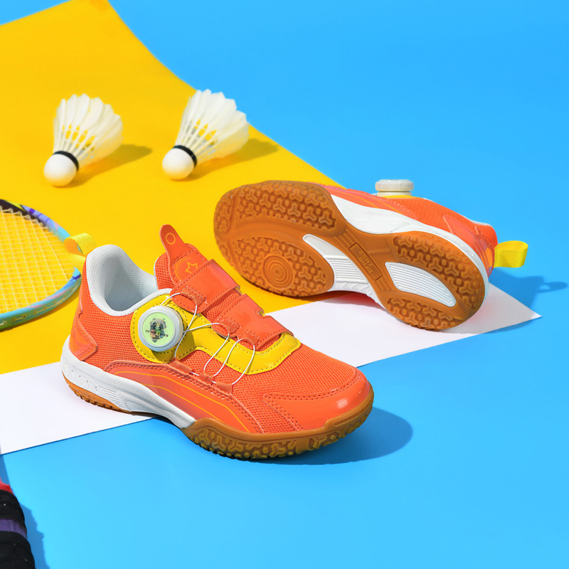 Nuevos zapatos de bádminton de ping-pong para niños zapatos de cuero antideslizantes zapatos para niños zapatos para niños