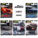 Hot Wheels Speed and Passion Iron Bottom Rubber Chicken Alloy Car Model HNW46 Toyota AE86 Nissan GTR