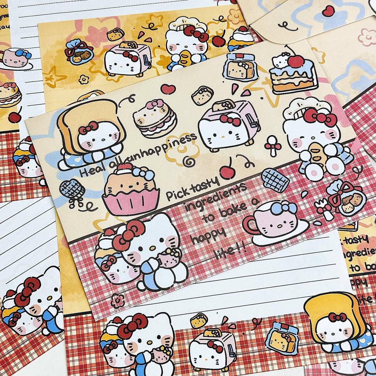 Hello kitty, cute commemorative high quality set, Birthday gift