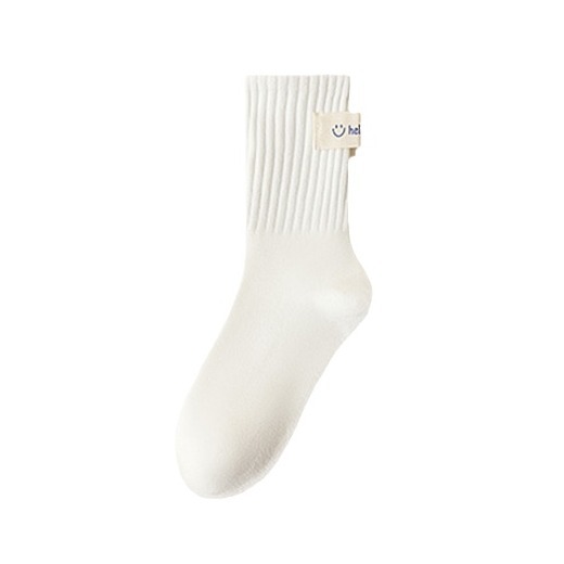 Calcetines de dibujos animados Calcetines de tubo bordados desodorantes y absorbentes de sudor de algodón puro Calcetines deportivos transpirables finos de primavera y verano Calcetines de mujer de todo fósforo