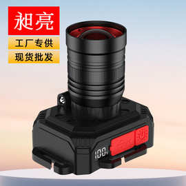 户外头灯充电头戴式照明矿灯家用超长续航夜钓鱼专用360度旋转