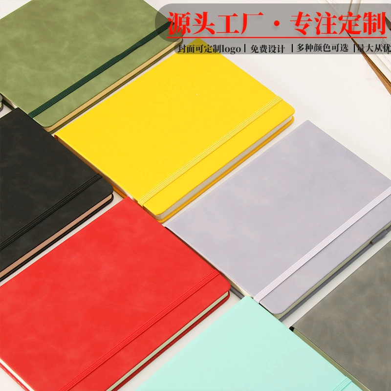 Notebook A5 business notebook, custom logo gift box, multi-color A5 covers