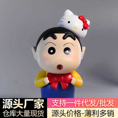 手作りクレヨンしんちゃんフィギュアかわいいデスクトップ装飾人形トレンディな kt シンちゃん女の子の誕生日プレゼント