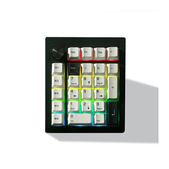 ZUOYA佐亜gmk 26三モード無線機械デジタルキーボードbluetooth 2.4gノブQMK/VIA