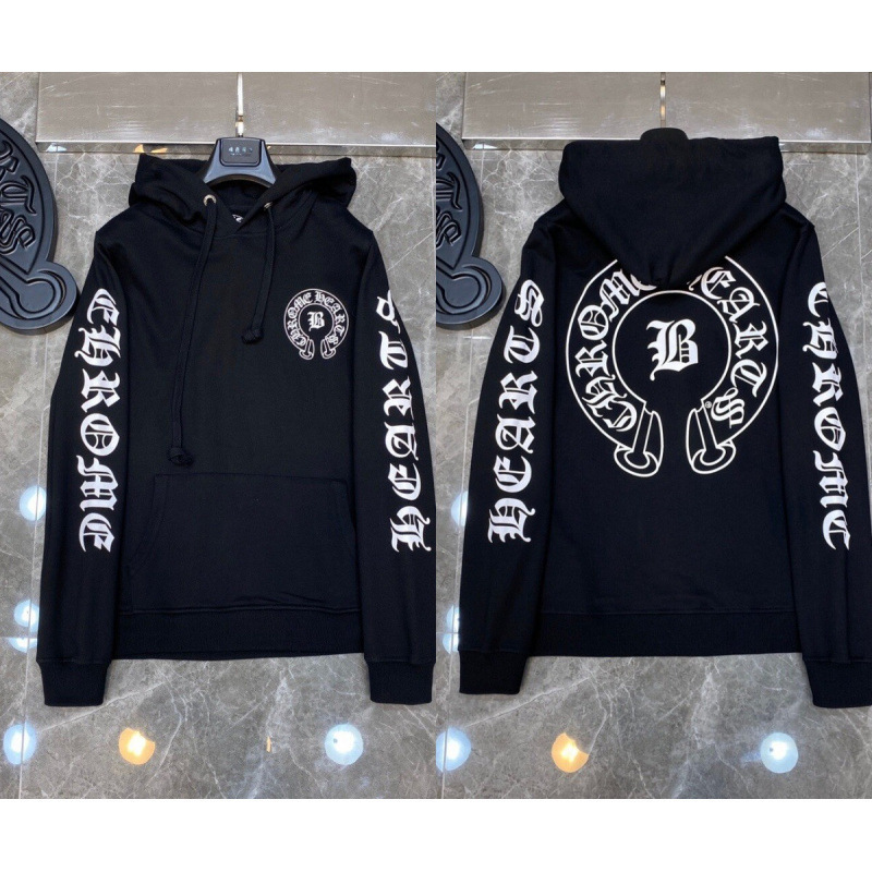Chrome Heart Hoodie 克罗伈十字架连帽卫衣跨境宽松男女拉链帽衫|undefined