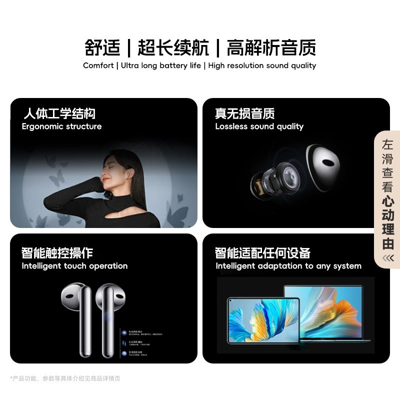 跨境代发Pro2无线蓝牙耳机主动ANC降噪无线充电苹果专用六代耳机|undefined