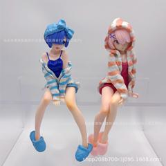 ゼロから始める异世界生活ライムラムフィギュア圧杯麺美少女二次元モデル置物
