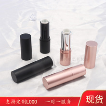 现货玫瑰金口红空管 亚黑口红管 彩妆口红包材自制口蜡管厂家批发